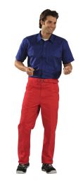Planam Bundhose Baumwolle ca.290g/m2 mittelrot Gr.46