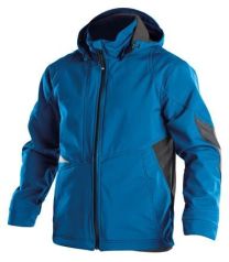 Dassy - Arbeitsjacke wasser-/winddicht Hyper azurblau/anth.grau Gr.XL