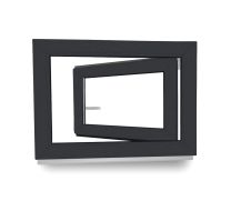 ClassicLine Kunststofffenster - innen weiß außen anthrazit - 3-fach-Verglasung - 70mm Profil