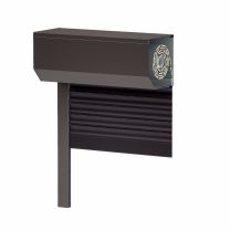 Vorbaurollladen SK45 - dunkelbraun (RAL8019) - Breite 80 cm - Aluminium