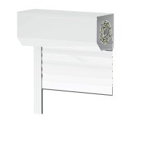 Vorbaurollladen SK45 - weiß - Breite 80 cm - Aluminium
