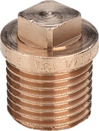 VIEGA Viega Stopfen 3290 mit Vierkant und Rand 1" Rotguss