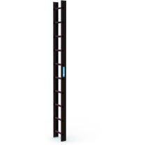 Zarges Dachleiter 2,8m Braun beschichtet (41394)