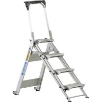 Zarges Plazastep P - Sicherheitstreppe 4 Stufen (41494)