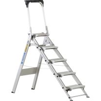 Zarges Plazastep P - Sicherheitstreppe 5 Stufen (41495)