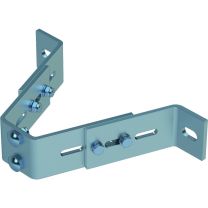 Zarges Wandhalter Edelstahl V4A (47558) Wandabstand 120 - 180 mm