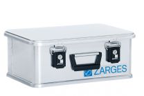 Zarges Alu-Transportbehälter, Mini-XS-Box, mit 2 Schlössern, Volumen 24 l, BxTxH 500x340x200 mm, 40860