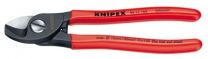 KNIPEX Kabelschere mit PVC-Griffhüllen 165 mm