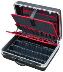 Werkzeug-Schalenkoffer m. 1 Werkzeugtafel und Dokumentenfach Innenmaß: 455 x 345 x 160 mm