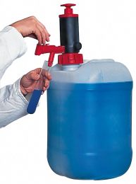 Abfüll-und Transferpumpe 20 l/min - Dichtung NBR für nicht brennb. Mineralöle - geeignet für 200-l-Fässer und 20-l-Kanister