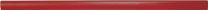 JeCo Zimmermannsbleistift 24 cm, ungespitzt, flachoval, rot poliert