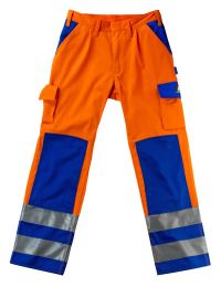 MASCOT  Warnschutz-Bundhose "Olinda" orange/kornblau Gr.46